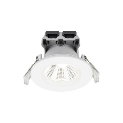  - Nordlux Fremont Metal Downlight 3 Pack White,mains Led