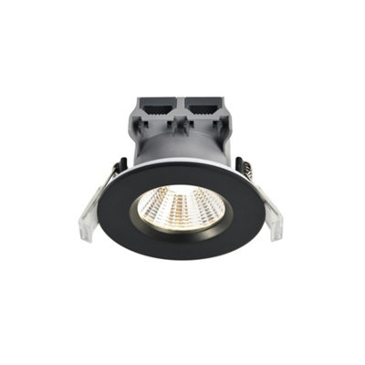  - Nordlux Fremont Metal Downlight 3 Pack Black,mains Led