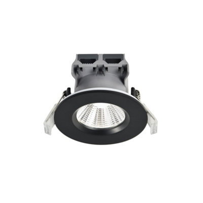  - Nordlux Fremont Metal Downlight 3 Pack Black,mains Led