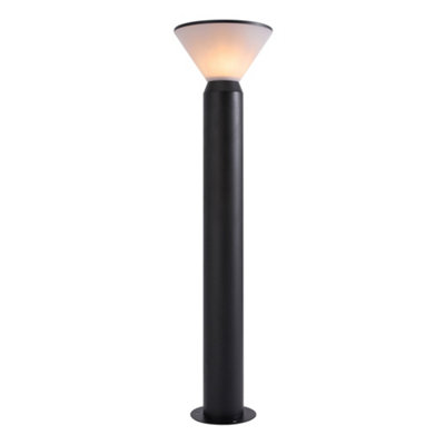 B&Q -  Noorstad Outdoor Metal Garden Post Dark Sky  Black,mains