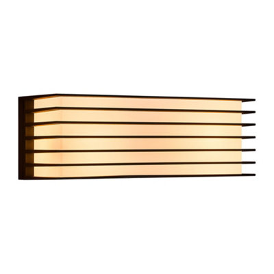 B&Q -  Fluctus Outdoor Metal Wall Light Weatherproof Black,mains