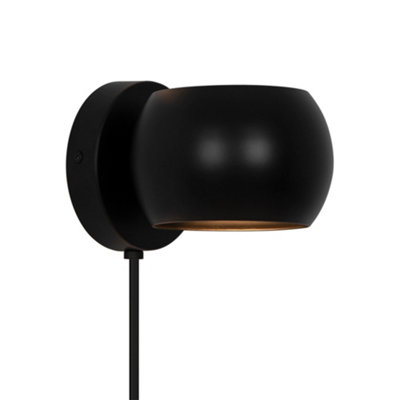 Nordlux Light/Black Belir Indoor Spot Wall In (Height) 11Cm