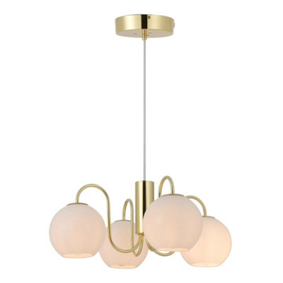 Nordlux Franca Indoor Pendant In Brass (Height) 19.5Cm Light