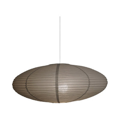 Nordlux Villo Paper Lamp Shade Soft Diffused Brown, from B&Q