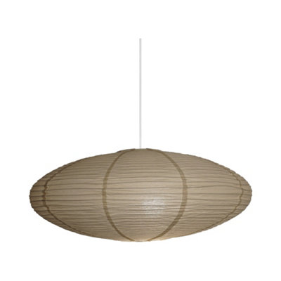 Nordlux Villo Paper Lamp Shade Soft Diffused Beige, from B&Q