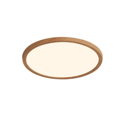  - Nordlux Oja Plastic Ceiling Light 3-Level Dimming Brown,mains Led