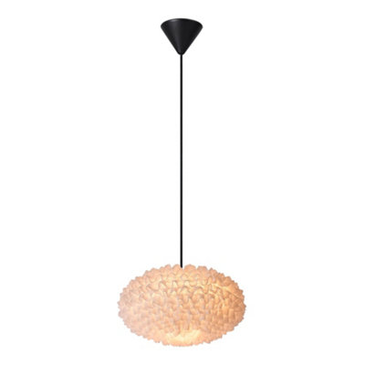 Nordlux Villo Paper Lamp Shade Soft Diffused White, from B&Q