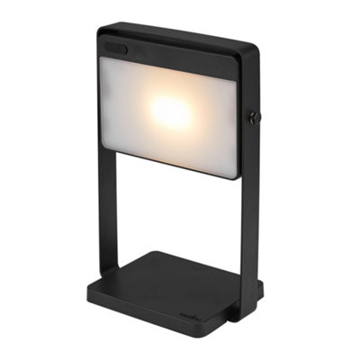 B&Q -  Saulio To-Go Outdoor Patio Terrace Garden Solar Light In Black (Height) 23.6Cm