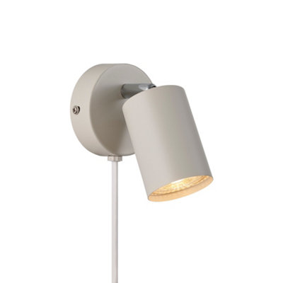 Nordlux Explore Metal Wall Light  Beige,plug In Or Mains from B&Q