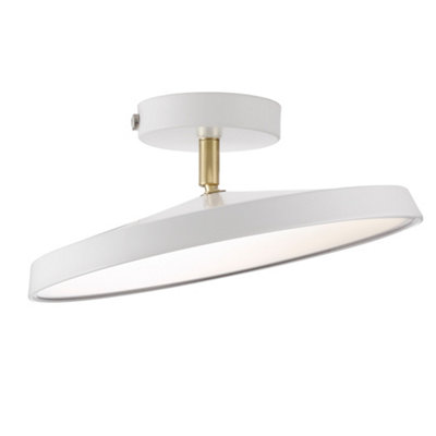 Nordlux Kaito Metal Ceiling Light 30,000 Hrs White,mains Led from B&Q