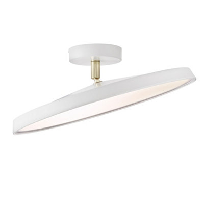 Nordlux Kaito Metal Ceiling Light 30,000 Hrs White,mains Led from B&Q