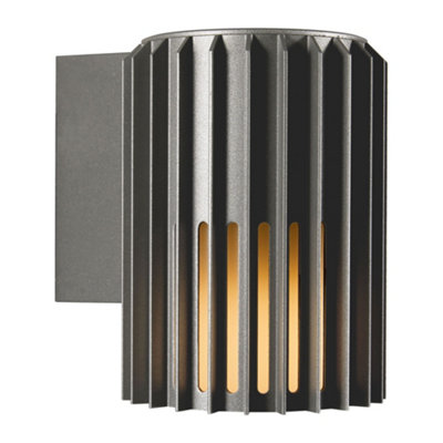 Nordlux Aludra Outdoor Aluminium Wall Light Coastal/marine Safe Black,mains from B&Q
