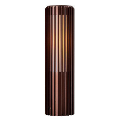 Nordlux Aludra Outdoor Aluminium Garden Post Coastal/marine Safe Brown,mains from B&Q