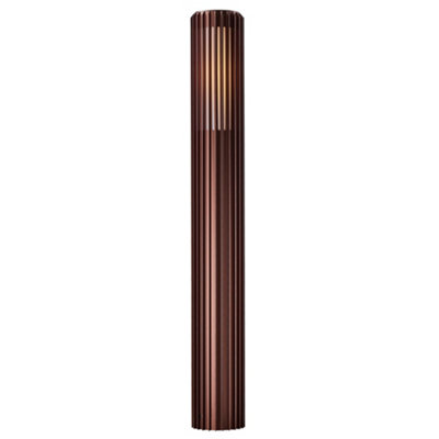 Nordlux Aludra Outdoor Aluminium Garden Post Coastal/marine Safe Brown,mains from B&Q