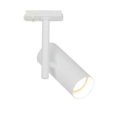 B&Q -  Jerome Metal Track Spot Light Adjustable Head White,mains