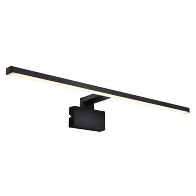 B&Q -  Marlee Aluminium Wall Light 25,000 Hrs Black,mains Led