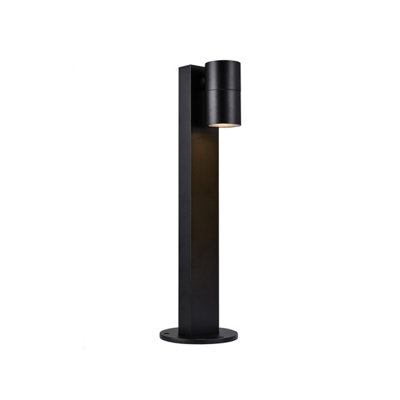 B&Q -  Tin Outdoor Aluminium Garden Post Adjustable Head Black,mains