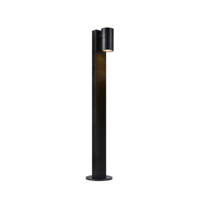 B&Q -  Tin Outdoor Aluminium Garden Post Adjustable Head Black,mains