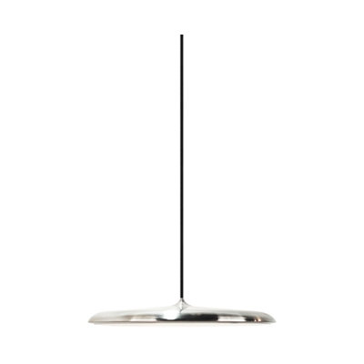 B&Q -  Artist Metal Pendant Light True Colour Silver,mains Led