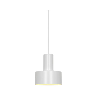 Nordlux Matis Metal Pendant Light Perforated Shade White,mains from B&Q