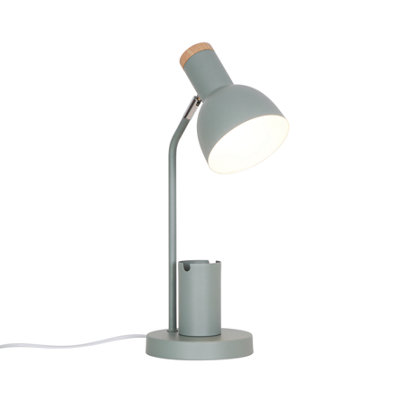 Rackhams Green Devone | Table Lamp | Dusty - 1 - Image 5