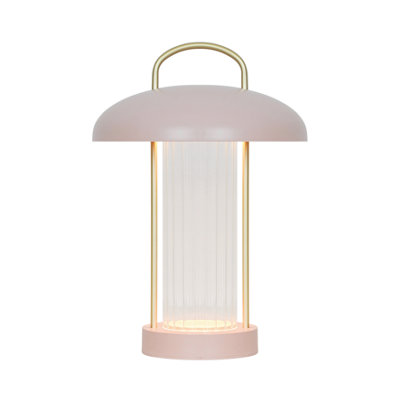 B&Q -  Mirano Metal Table Battery Light 3-Level Dimming Pink,battery Led
