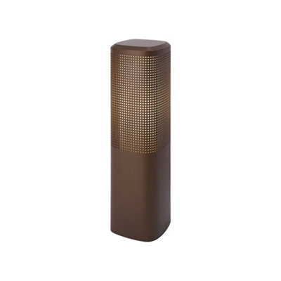 Nordlux Sidara Outdoor Garden Post Brown Aluminium E27 Coastal/marine SafeMains PoweredIp44 from B&Q