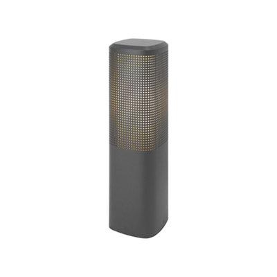 Nordlux Sidara Outdoor Garden Post Black Aluminium E27 Coastal/marine SafeMains PoweredIp44 from B&Q