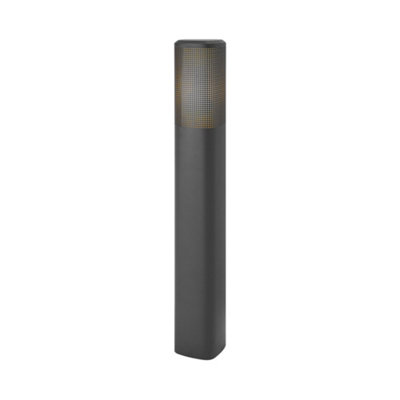 Nordlux Sidara Outdoor Garden Post Black Aluminium E27 Coastal/marine SafeMains PoweredIp44 from B&Q