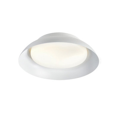Nordlux Nivora Indoor Ceiling Light White Metal E27 DiffusedMains PoweredIp20 from B&Q
