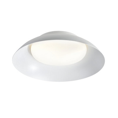 Nordlux Nivora Indoor Ceiling Light White Metal E27 DiffusedMains PoweredIp20 from B&Q