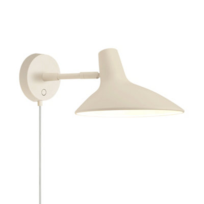 Nordlux Darci Indoor Wall Light Sanded Metal Sensor E14 Touch SwitchPlug In Or Mains Powered Ip20 from B&Q
