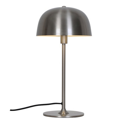 Nordlux Silver/White Cera Indoor Table Lamp Metal E14 Inner - Mains Powered, Ip20 B&Q