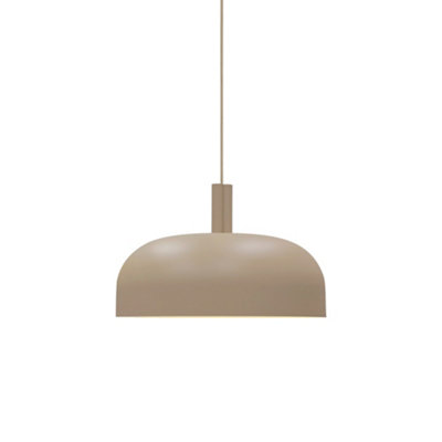 Nordlux Sandro Indoor Pendant Light Brown Metal E27 White InnerMains PoweredIp20 from B&Q