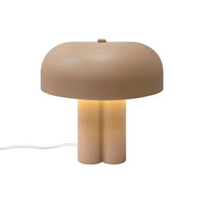 Nordlux Sandro Indoor Table Lamp Brown Metal E27 White InnerMains PoweredIp20 from B&Q