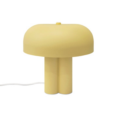 Nordlux Sandro Indoor Table Lamp Yellow Metal E27 White InnerMains PoweredIp20 from B&Q