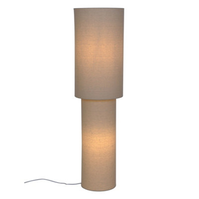 Nordlux Izara Indoor Floor Lamp Beige Textile E27 DiffusedMains PoweredIp20 from B&Q