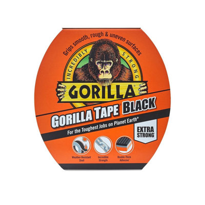 B&Q -  Tape Black (48mm X 11M)6 PackExtra StrongWeather-Resistant Duct Tape For Indoor And Outdoor Use