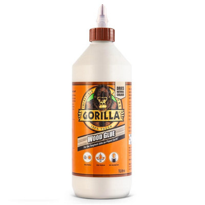 B&Q -  Wood Glue 1L4 PackHigh-Strength Water-Resistant Adhesive For Indoor & Outdoor Woodworking