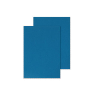 Q-Connect  A4 Blue Leathergrain Comb Binder Cover Pk 100 -  - Image 3