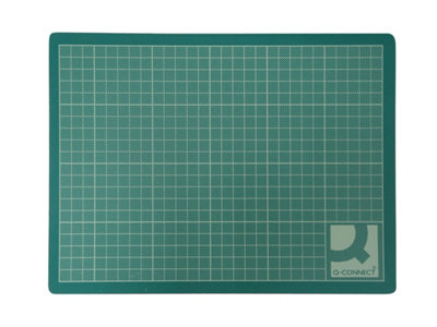 Q-Connect  Cutting Mat Non-Slip PVC A2 Green  - Image 4