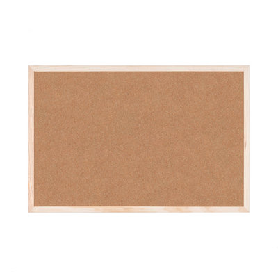 Q-Connect Lightweight Cork Noticeboard 400X600mmKf03566 from B&Q