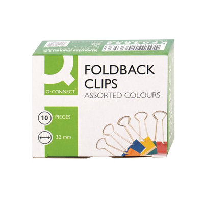 Q-Connect  Foldback Clip 32Mm Assorted (Pack Of 10) Ref  - Image 6