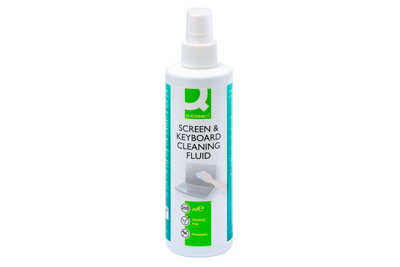 Q-Connect Screen & Keyboard Cleaning Fluid 250ml - Antibacterial Glass Cleaner - Image 11