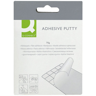 Q-Connect Adhesive Putty 70G Kf04590 from B&Q