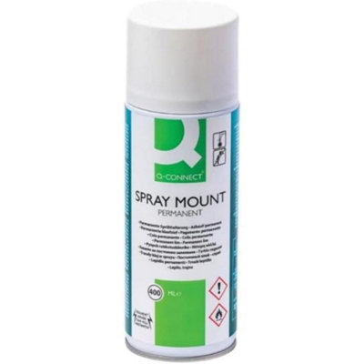 Q-Connect Spraymount Permanent Adhesive 400Ml from B&Q