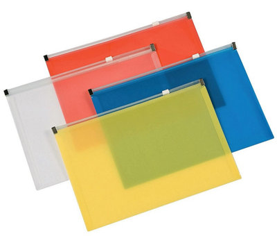 Q-Connect  Document Zip Wallet A5 Assorted (20 Pack)  - Image 4