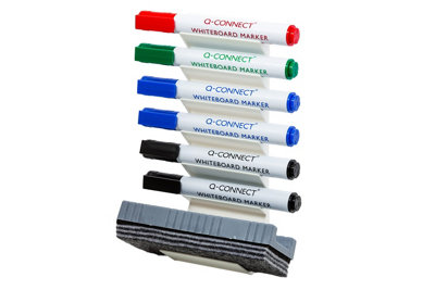 Q-Connect Whiteboard Pen And Eraser Holder from B&Q