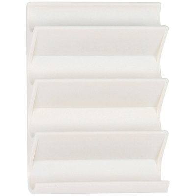 Q-Connect  Universal Whiteboard Pen Holder White Auwp001qca Ref  - Image 3