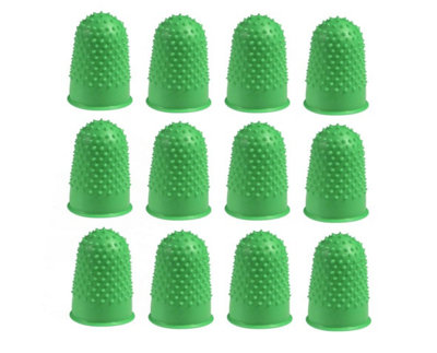 Q-Connect  Thimblettes Size 0 Green (Pack of 12) Ref  - Image 5